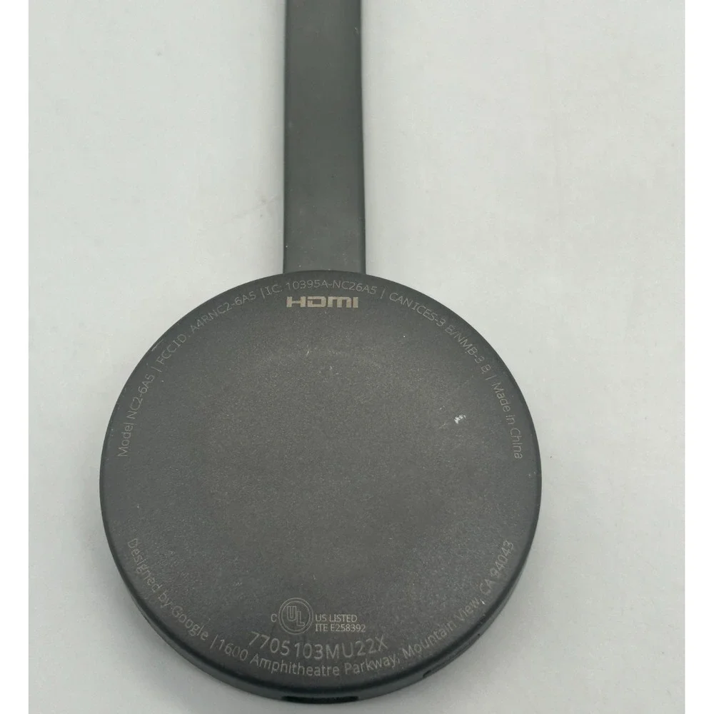 Google Chromecast Media Streamer (NC2-6A5)(2nd Gen) Dongle ONLY - Tested